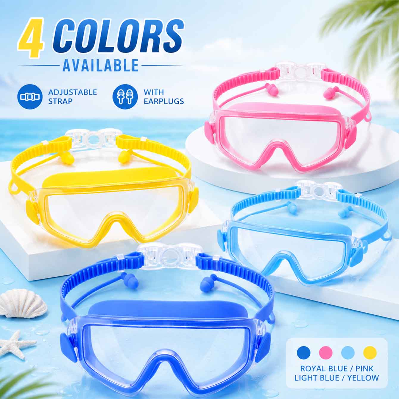 نظارة سباحة وغوص للشباب مضادة  - مراجعة Anti Pollution Mask وسعره