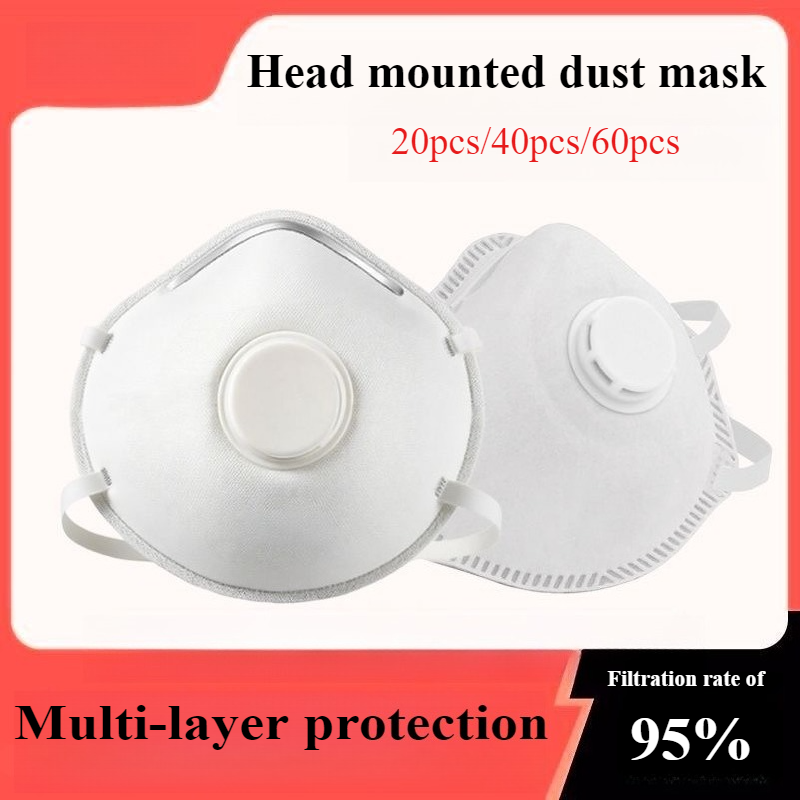 20/40/60 قطعة من أقنعة الحماية - مراجعة Kn95 Respirator Mask وسعره