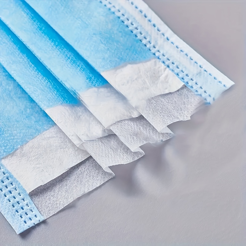 100 قطعة من الأقنعة الواقية ال - مراجعة Disposable Mask Blue وسعره