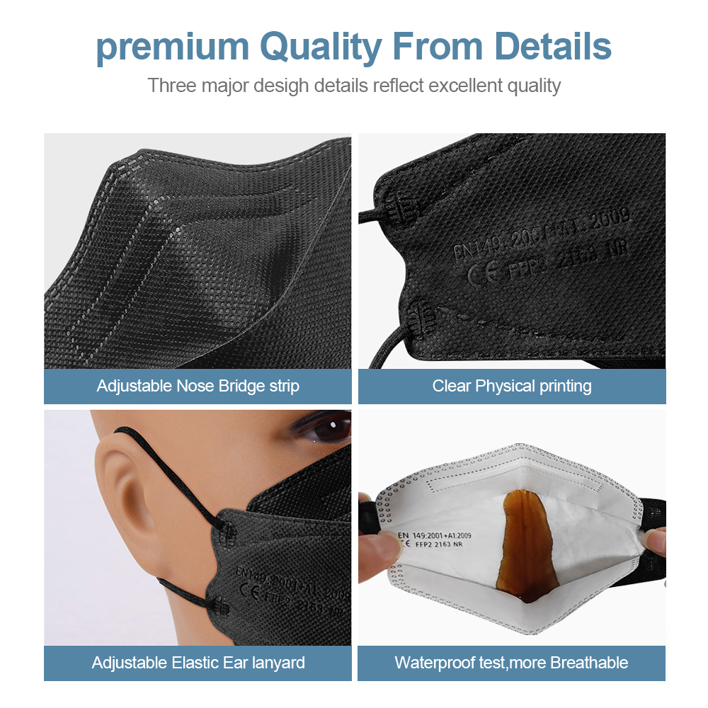 قناع وجه KN95 FFP2 معتمد على ش - مراجعة Kn95 Respirator Mask وسعره
