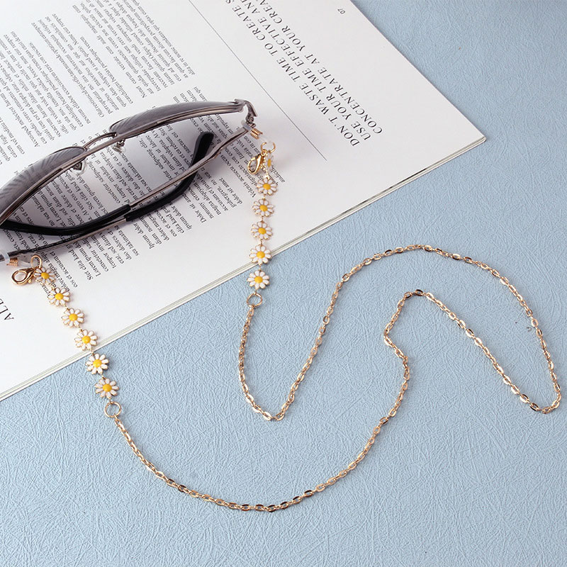 سلاسل النظارات الزهور الأنيقة  - مراجعة Mask Chain Holder وسعره