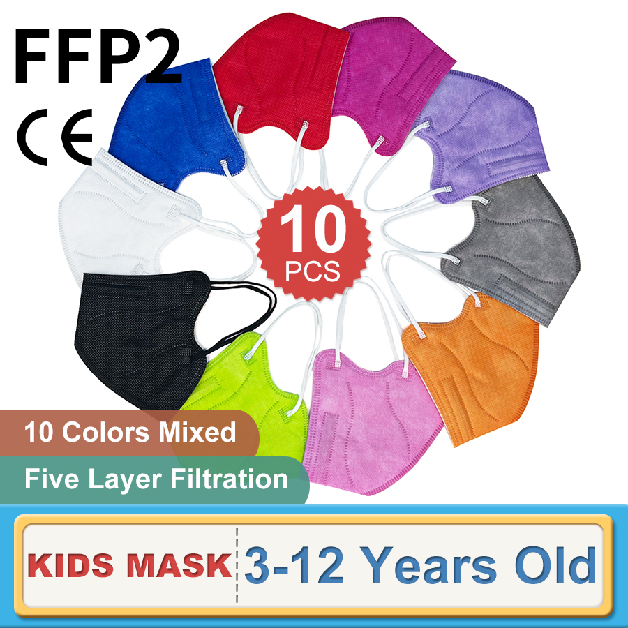 10 قطعة الأطفال FFP2 قناع الوج - مراجعة Kn95 Respirator Mask وسعره