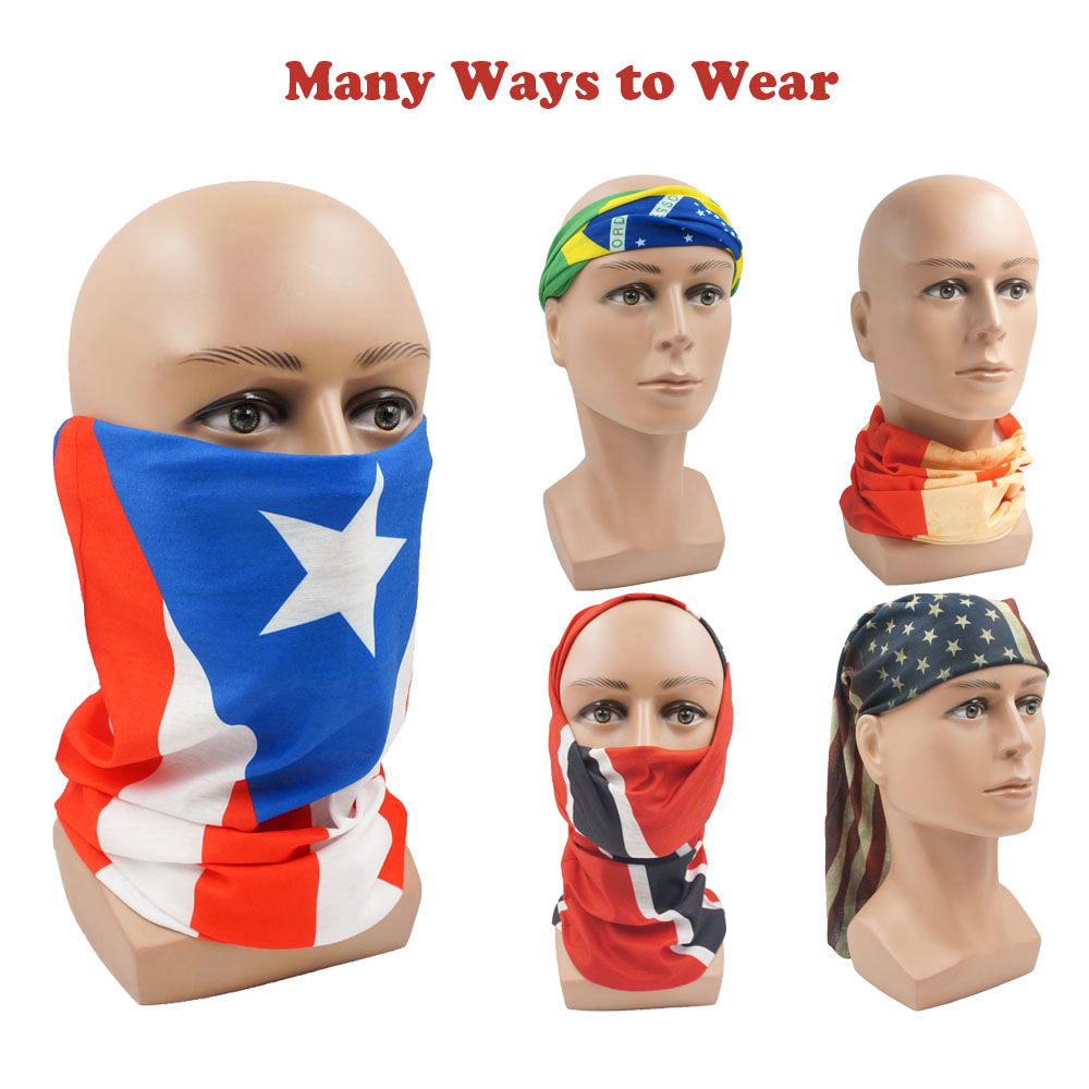 نيجيريا العلم باندانا النساء ا - مراجعة Neck Gaiter Face Cover وسعره