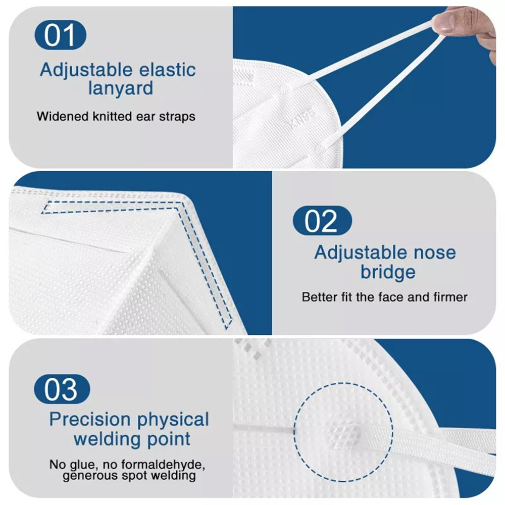 FFP2 قناع الوجه KN95 Mascarill - مراجعة Kn95 Respirator Mask وسعره