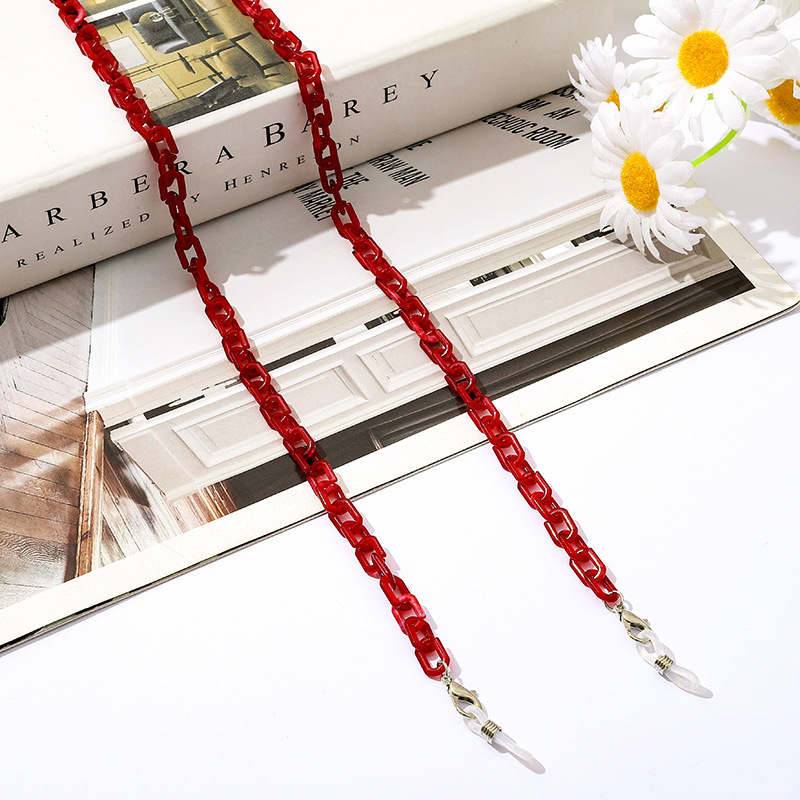 2021 حار أزياء النساء الاكريلي - مراجعة Mask Chain Holder وسعره