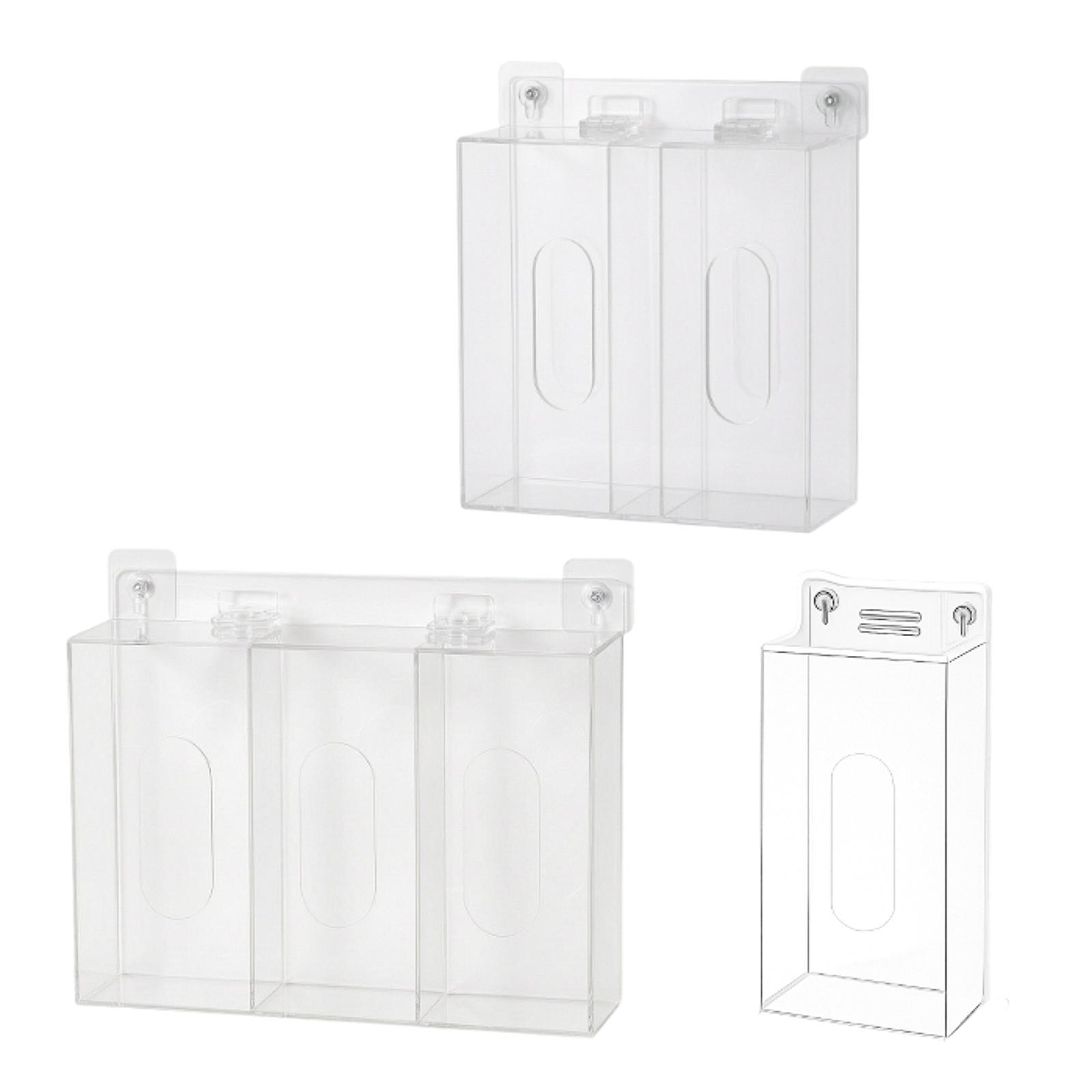 حامل قفازات أكريليك يثبت على ا - مراجعة Face Mask Storage Box وسعره